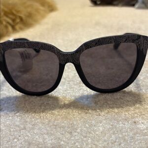 Etro Black Paisley-Pattern Cat-Eye Sunglasses